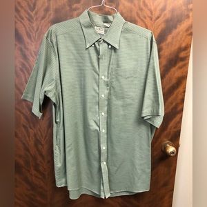 LLBean Green Button Down Shirt